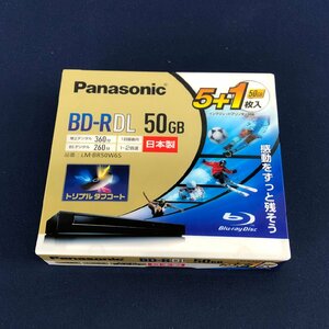 ☆未使用品☆【未開封】録画用BD-R DL 50GB 6枚セット LM-BR50W6S Panasonic