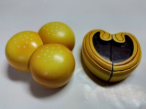 マザーガーデン　 木製玩具　パン　お菓子　2個セット　マグネット仕様　食べ物　野いちご　おままごと