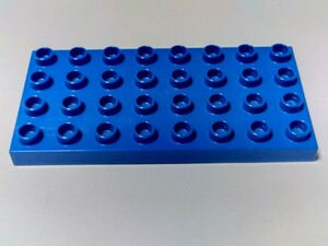 レゴデュプロ 4×8ポッチ ブルー　青　ベースプレート パーツ