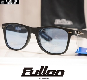 【新品】FULLON サングラス 偏光レンズ FBL039-15 - Matte Black / Light Blue Polarized - BLUE LABEL 正規品