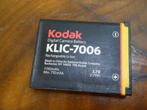 ３ゆ２４◆送料無料◆コダック 純正 バッテリー KLIC-7006 kodak◆（NP-45Aと同等品FUJIFILM）