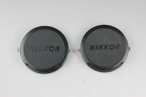 Nikon NIKKOR 52mm レンズキャップ ピンタイプ 2枚セット まとめ 日本光学 Nippon Kogaku 50mm F1.4 F2など #5