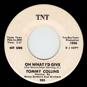 Tommy Collins / Oh What I’d Give ♪ I Wanta Thank You (TNT) first issue