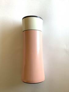 【中古】ステンレスマグ 350ml 水筒 ステンレス製 保温保冷容器 ウォーターボトル ボトル ピンク 断熱 携帯ボトル こぼれない