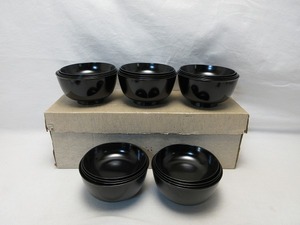 I10410 [ прекрасный товар . камень инструмент 4 .. отвечающий количество контейнер 5 покупатель комплект чёрный краска бумага коробка ] осмотр ) чайная посуда .. предмет чашка .. чашка чашка для супа .. чашка маленький круг чашка японская посуда ⅱ