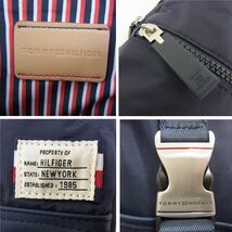 美品 定価1万5000円●TOMMY HILFIGER トミーヒルフィガー スリングバッグ ショルダーバッグ クロスボディー 斜め掛け メンズ 1円スタート_画像9