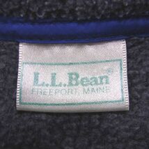 VINTAGE●L.L.Bean LLビーン 筆記体ロゴ 90’s フリース ジャケット スナップT プルオーバー エルエルビーン オールド メンズ アウトドア_画像9