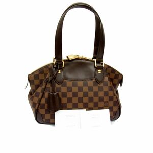 新品同様 定価184,680円◇LOUIS VUITTON ダミエ エベヌ ヴェローナ PM ハンドバッグ N41117 レディース ルイヴィトン フランス製