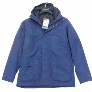 新品 定価46,200円◇Barbour バブアー MWB0661 ナイロン フーディジャケット アウトドア ゴルフ メンズ ハンガー付き 1円スタート