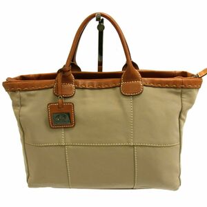 ◆PELLE BORSA ペレボルサ ハンドバッグ レザー使い レディース 1円スタート