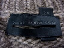 ■DIESEL BLACK GOLD ディーゼル ブラックゴールド ダッフルカーディガン ニットコート アルパカ混 高級ライン イタリア製 レディース_画像6