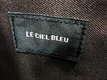 美品 参考定価2万円◆LE CIEL BLEU ルシェルブルー レザー クラッチバッグ 牛革 レディース_画像7