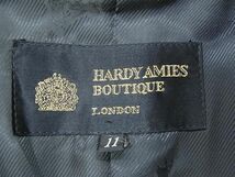 美品☆HARDY AMIES ハーディエイミス アルパカ混 ウールコート ダブルチェスターコート レディース 1円スタート_画像5