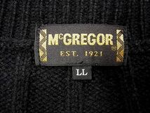 ■McGREGOR ショールカラー カーディガン ケーブルニット 秋冬物 メンズ マックレガー 1円スタート_画像5