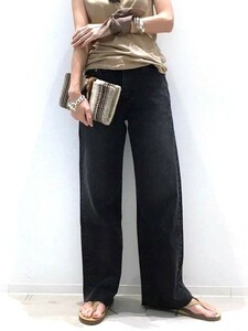 新品同様★L'Appartement　SIMON MILLER Cut off Denim 27サイズ　ジーンズ 黒　56160円　サイモンミラー★DEUXIEME/MUSE