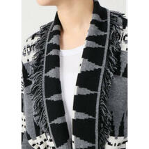 貴重★L'Appartement　OBOK　NATIVE KNIT CARDIGAN　ニット　ガウンジャケット　ベルト付き　ネイティブ柄　90720円 ★アパルトモン/MUSE_画像4