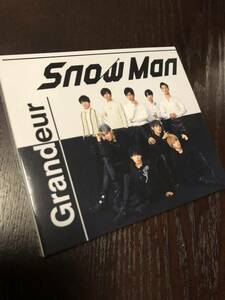 即決 美品 Grandeur 初回限定盤A SnowMan DVD付き