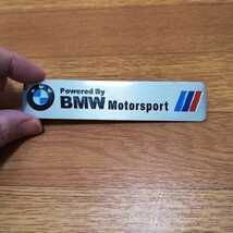 BMW 軽量アルミ製 エンブレム■MPerformance MSport MPower E36 E39 E46 E60 E90 F10 F20 F30 x1x2x3x4x5x6x7x8 320 325 ステッカー_画像3