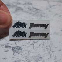 Jimny メッキ調ステッカー(4cm)2枚セット■SUZUKI ジムニー JB23 JB33 JB43 JB64 JB74 JA11 JA12 JA22 SJ30 シエラ■クーポンポイント_画像4