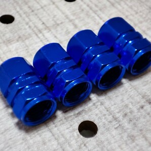 SPARCO エアーバルブキャップ(大) 4P【ブルー】スパルコレーシング タイヤ エアバルブキャップ ホイール カスタム ドレスアップパーツの画像5