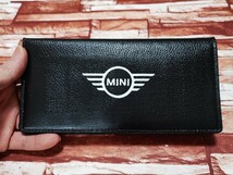 MINI 長財布 カードケース ブラックレザー■ミニクーパー クラブマン ワークス ヴィクトリア コンパーチブル エッセンシャル 15 16 20 DS_画像2