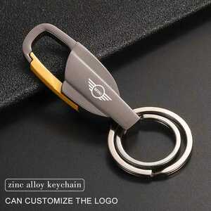 MINI titanium grey key holder # Mini Cooper Clubman Works Victoria navy blue pa-chibru Esse n car ru15 16 20 DS