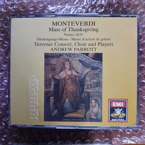 2CD EMI西独初期盤 パロット/Andrew Parrott - モンテヴェルディと同時代の作曲家たち　Made in W.Germany　5WB00000DNM3