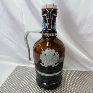 【保管品/インボイス登録店/KU】BAVARIAN GLASS BEER ビール瓶　2L　ドイル製　空瓶　ヴィンテージ　ボトル　is0102