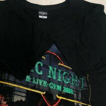 【長期保管品/インボイス登録店/KU】B'z LIVE-GYM 2015 EPIC NIGHT エピックナイト Tシャツ ブラック Lサイズ　MZ0113_画像6