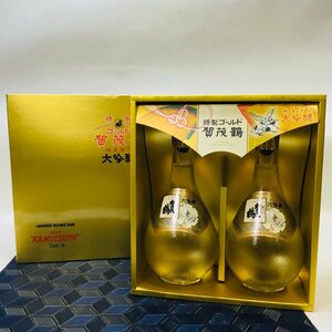 【お酒/インボイス登録店/CH】日本酒 賀茂鶴 純金箔入 大吟醸 720ml 16度以上17度未満 製造年月2023.10 2本セット 賀茂鶴酒造　MZ0116/0015