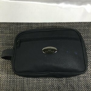 【中古品/インボイス登録店/TO】ダンヒル Dunhill エディション ポーチバッグ セカンドポーチ ブラックカラー RS0120/0010