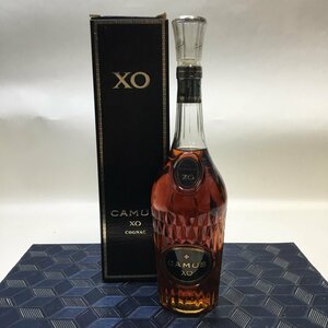 【お酒/インボイス登録店/CH】CAMUS カミュ XO コニャック ロングネック 700ml 40% ブランデー 箱有り 古酒　MZ0130/003