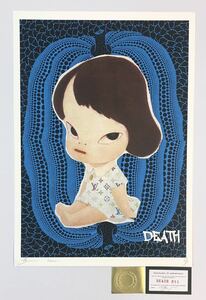 DEATH NYC アートポスター 世界限定100枚 草間彌生 yAyoi kusama かぼちゃ 奈良美智 NARAYOSHITOMO ロッタちゃん 現代アート ポップアート 