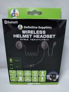 [ new goods unopened goods ] wireless helmet headset DEF-HP1 free shipping 