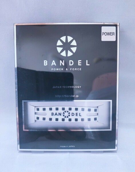 【新品 未開封品】BANDEL バンデル スタッズ ブレスレット ホワイト×ブラック S 16.0cm 送料無料