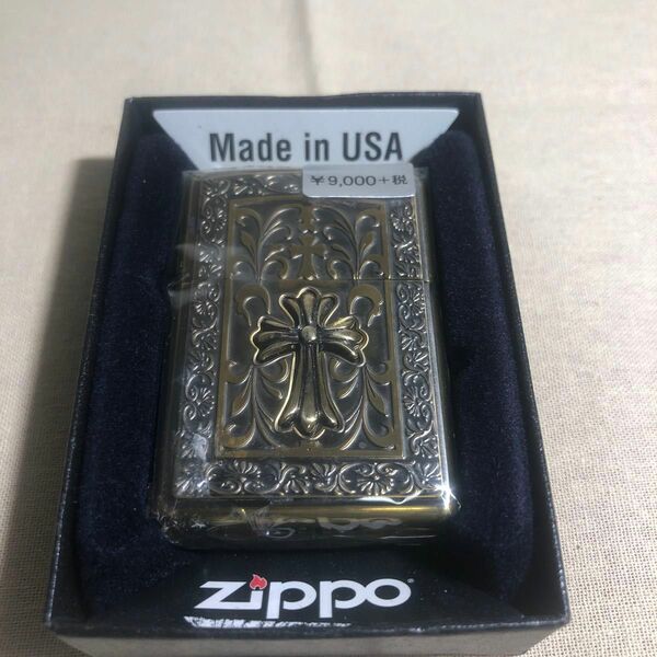 クロスコンビメタル ジッポー ジッポ ZIPPO クロス 十字架 CROSS 