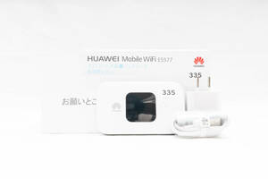[335]☆送料無料☆ HUAWEI E5577s モバイルルーター ポケットWi-Fi 動作確認済 