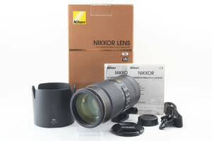 元箱 取扱説明書付 ★極上美品★ Nikon ニコン AF-S NIKKOR 80-400mm F4.5-5.6G ED VR 望遠ズームレンズ (3685)