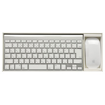 当日発送 Apple Wireless Keyboard 日本語 キーボード A1314 マウス A1296 中古品 4-0109-2 電池 箱 mouse ワイヤレス　Bluetooth_画像1