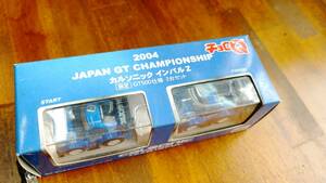 TOMIKA チョロQ 2004.JAPAN.GT.CHAMPIONSIP.カルソニックZ 限定GT500仕様　二台セット　ゴール後の円周率がカッコいい　チョロキュー