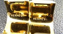 ◎HERMES/エルメス/エマイユ/イヤリング/耳飾り/クリップ式/ゴールドカラー/ボルド-系/七宝焼き/アクセサリー/ジャンク品_画像7