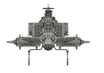 1/1700 ラー・カイラム 3Dプリント 未組立 RA CAILUM ラーカイラム 宇宙船 宇宙戦艦 Spacecraft Space Ship Space Battleship SF_画像8