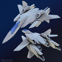 1/144 VF-2SS バルキリーII 3Dプリント VALKYRIE II 未組立 宇宙船 宇宙戦闘機 Spacecraft Space Ship Space Fighter SF_画像1