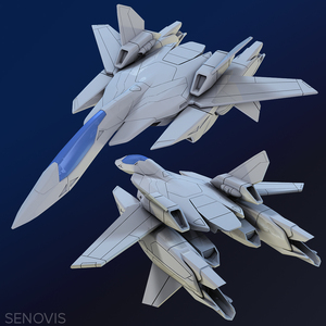 1/144 VF-2SS バルキリーII 3Dプリント VALKYRIE II 未組立 宇宙船 宇宙戦闘機 Spacecraft Space Ship Space Fighter SF