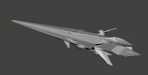 1/8000 ノーザンプトン級 ステルスフリゲート 3Dプリント 未組立 宇宙船 宇宙戦艦 宇宙空母 Spacecraft Space Ship Space Battleship SF