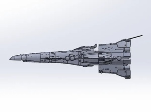 1/5000 ヴィーザル 帝国軍 IMPERIAL VISSARR 3Dプリント 未組立 3D PRINT 宇宙船 宇宙戦艦 Spacecraft Space Ship Space Battleship SF