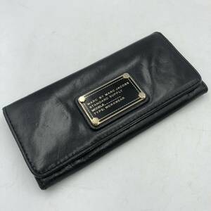 【MARC BY MARC JACOBS】　マークジェイコブズ　長財布　レディース　財布　ブラック　黒　レザー　中古