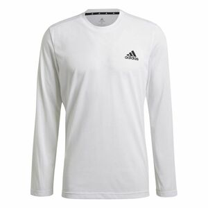 ●送料390円可能商品 アディダス ADIDAS 新品 メンズ 速乾 高機能 AEROREADY トレーニング 長袖 Tシャツ 白 XXXL [GT5566-2XO] 三 零★QWER