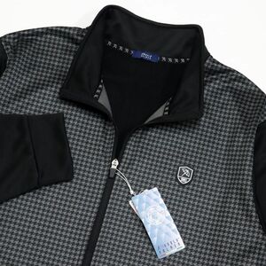 ★アーノルドパーマー ゴルフ ARNOLD PALMER GOLF 新品 メンズ 裏起毛 フリース ジャケット 黒 Mサイズ [5792814-06-M] 一 三 壱★QWER