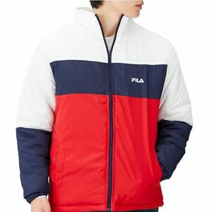 ★フィラ FILA 新品 メンズ 保温 防寒 厚手 防風 UVCUT 高品質 中綿 ウインド ジャケット XLサイズ [443360-TRC-LL] 一 二 参★QWER